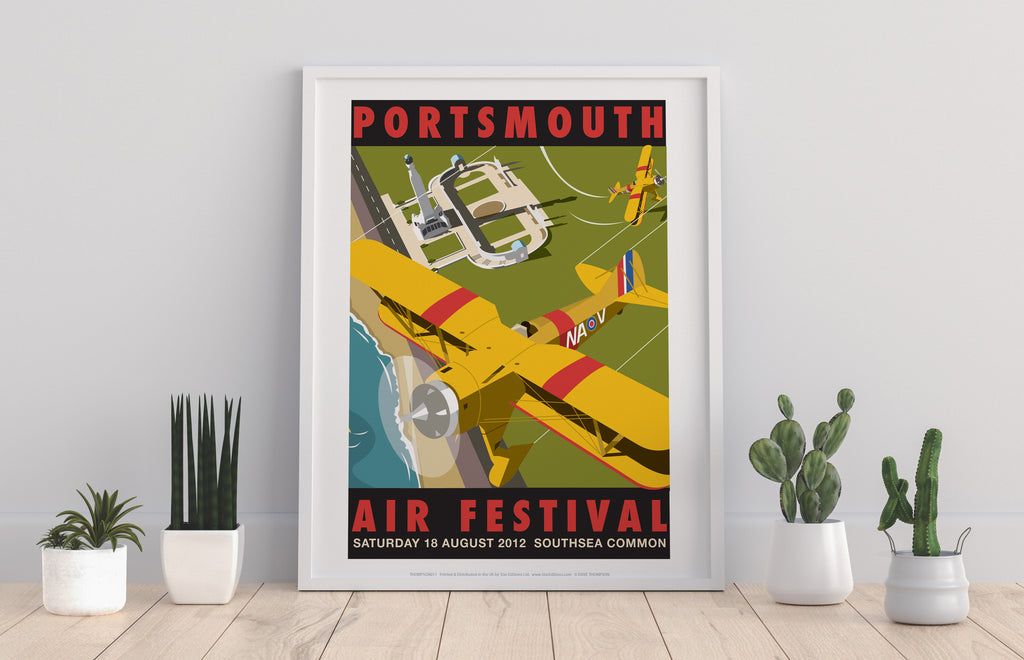 Portsmouth Air Festival By Artist Dave Thompson Art Print