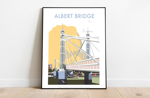 Albert Bridge By Artist Dave Thompson - Premium Art Print