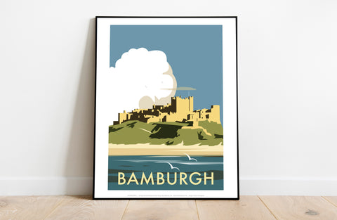 Bamburgh By Artist Dave Thompson - 11X14inch Premium Art Print