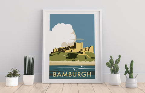 Bamburgh By Artist Dave Thompson - 11X14inch Premium Art Print