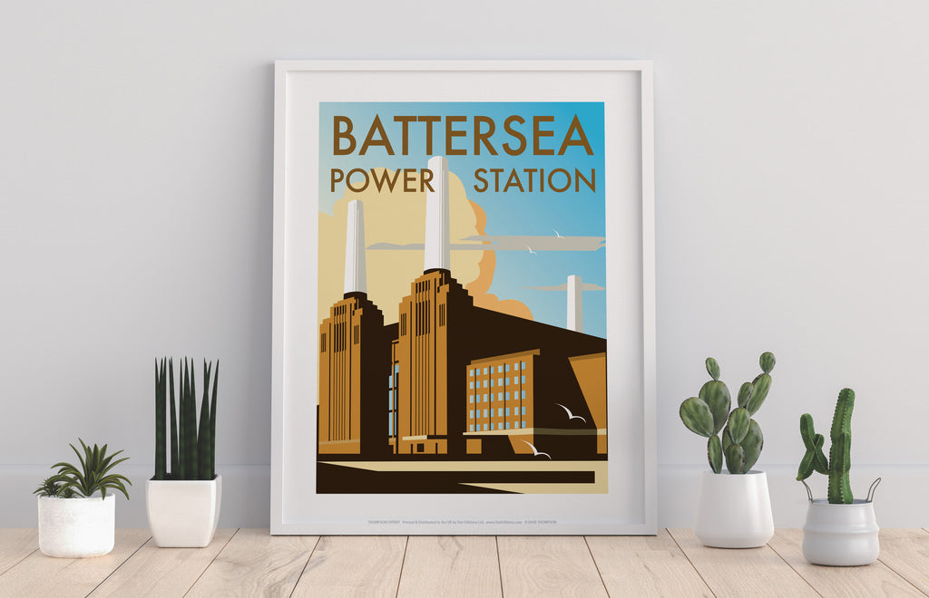 Battersea By Artist Dave Thompson - 11X14inch Premium Art Print