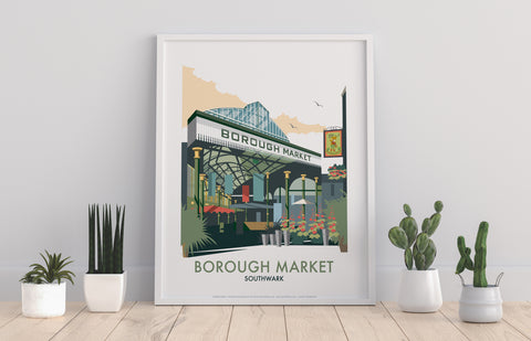 Borough Market By Artist Dave Thompson - Premium Art Print