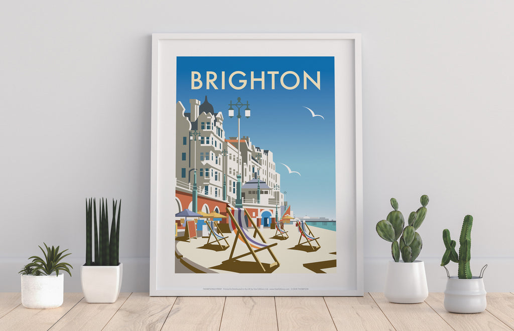 Brighton By Artist Dave Thompson - 11X14inch Premium Art Print