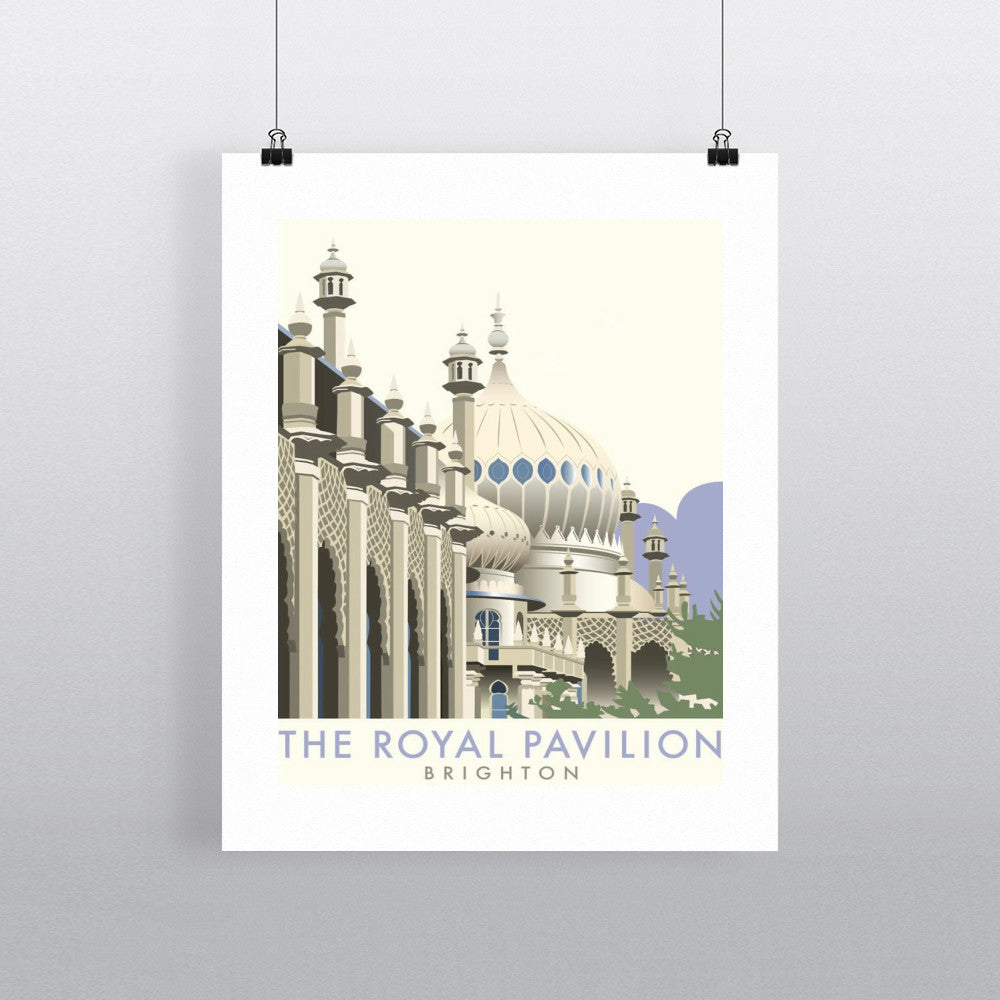 THOMPSON022: Brighton Pavilion. 24" x 32" Matte Mounted Print