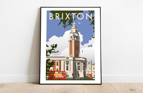 Brixton By Artist Dave Thompson - 11X14inch Premium Art Print