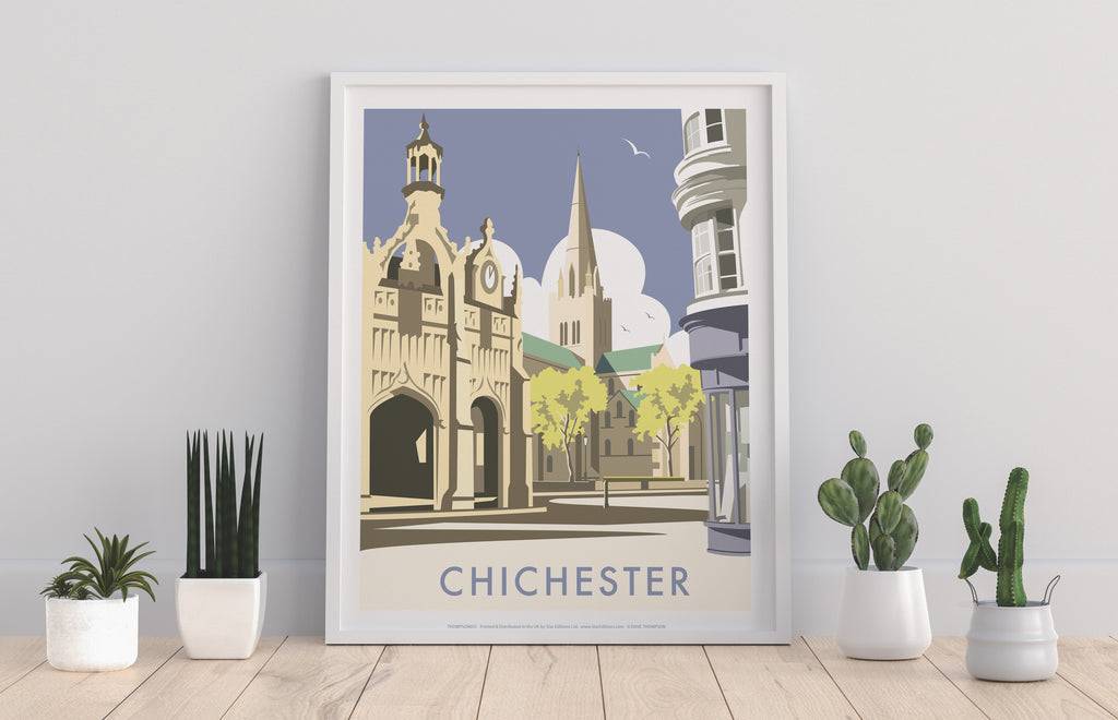 Chichester By Artist Dave Thompson - Premium Art Print
