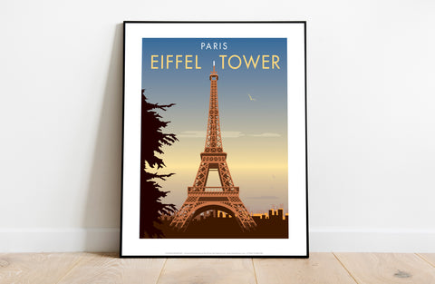 Eiffel Tower Paris By Artist Dave Thompson - Art Print