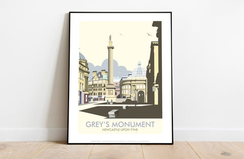Grey's Monument By Artist Dave Thompson - Premium Art Print