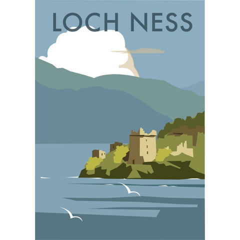 THOMPSON051: Loch Ness. 24" x 32" Matte Mounted Print