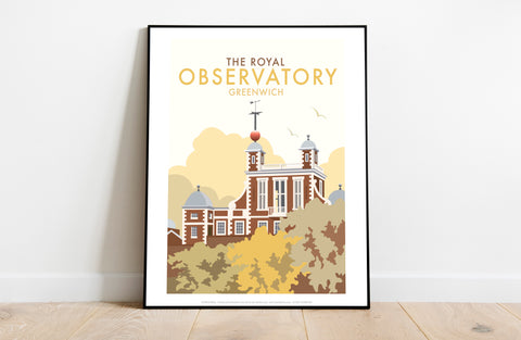 The Royal Observatory By Artist Dave Thompson - Art Print