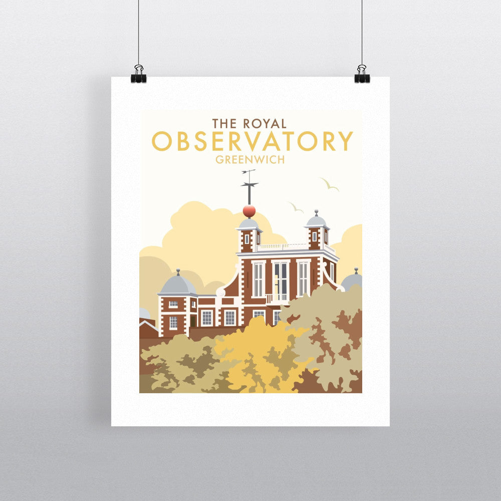 THOMPSON056: The Royal Observatory, Greenwich. 24" x 32" Matte Mounted Print
