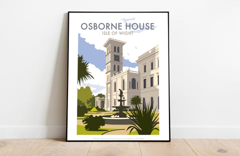 Osbourne House By Artist Dave Thompson - Premium Art Print