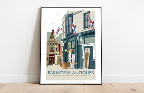 Parmiters Antiques By Artist Dave Thompson - Art Print