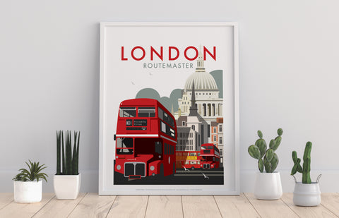 Routemaster By Artist Dave Thompson - Premium Art Print
