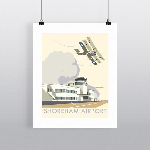THOMPSON067: Shoreham Airport, West Sussex. 24" x 32" Matte Mounted Print