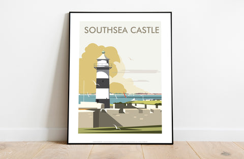 Southsea Castle By Artist Dave Thompson - Premium Art Print