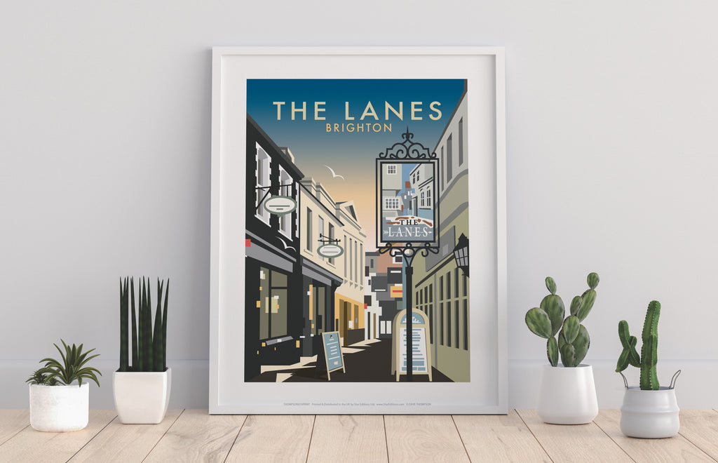 The Lanes By Artist Dave Thompson - 11X14inch Premium Art Print