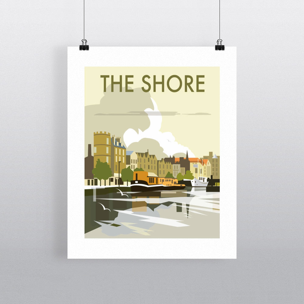 THOMPSON075: The Shore, Leith, Scotland. 24" x 32" Matte Mounted Print