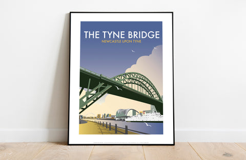 The Tyne Bridge By Artist Dave Thompson - Premium Art Print