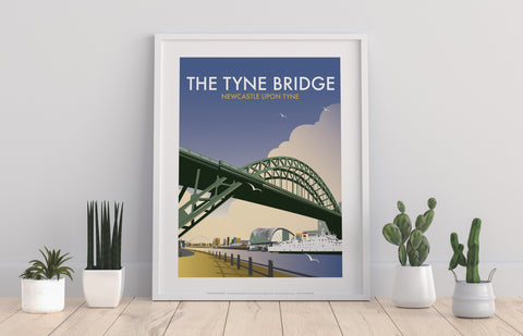 The Tyne Bridge By Artist Dave Thompson - Premium Art Print