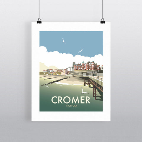 THOMPSON093: Cromer, Norfolk. 24" x 32" Matte Mounted Print