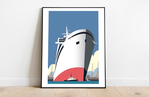 Ship By Artist Dave Thompson - 11X14inch Premium Art Print