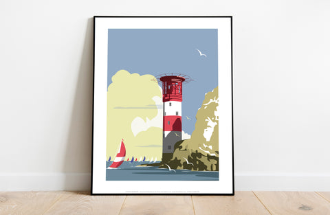 Light House By Artist Dave Thompson - Premium Art Print