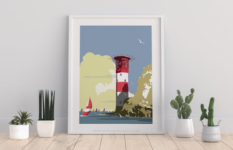 Light House By Artist Dave Thompson - Premium Art Print
