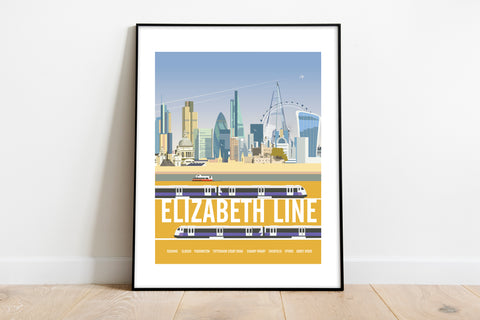 The Elizabeth Line by Dave Thompson - 11X14" Art Print
