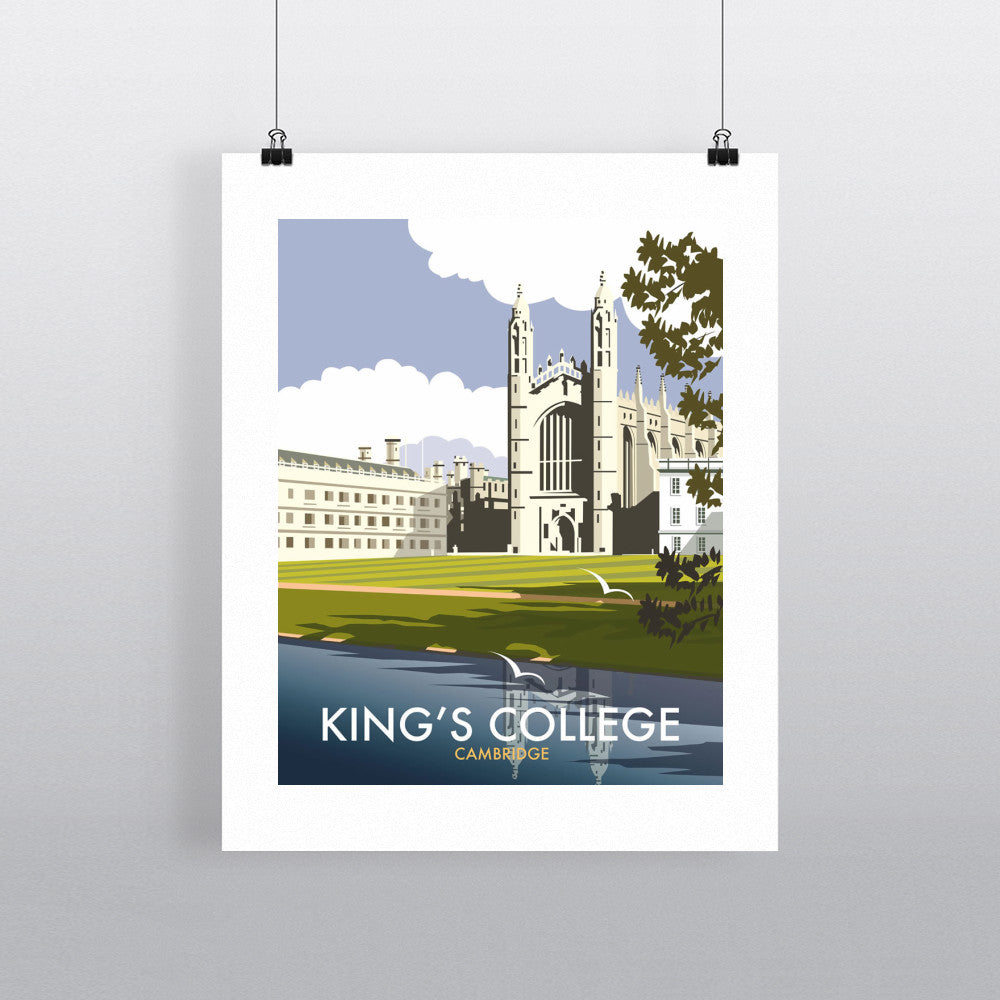 THOMPSON107: King's College, Cambridge. 24" x 32" Matte Mounted Print