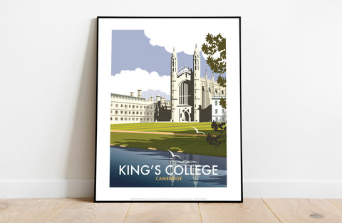 King's College By Artist Dave Thompson - Premium Art Print