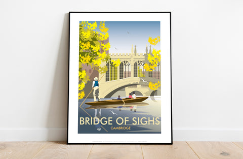 Bridge Of Sighs, Cambridge By Artist Dave Thompson Art Print