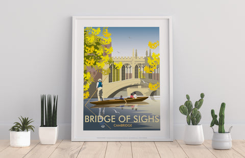 Bridge Of Sighs, Cambridge By Artist Dave Thompson Art Print