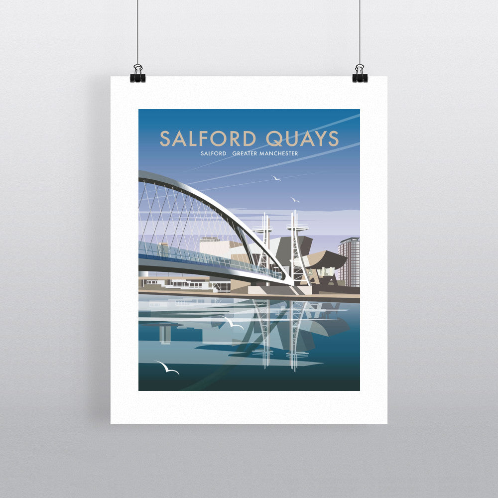 THOMPSON109: Salford Quays, Greater Manchester. 24" x 32" Matte Mounted Print
