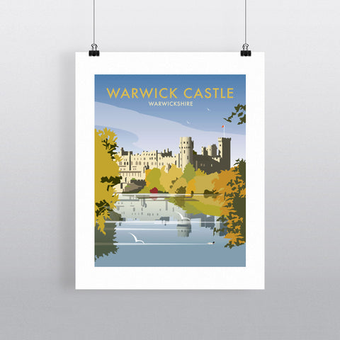 THOMPSON111: Warwick Castle. 24" x 32" Matte Mounted Print