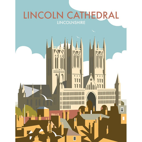 THOMPSON112: Lincoln Cathedral. 24" x 32" Matte Mounted Print