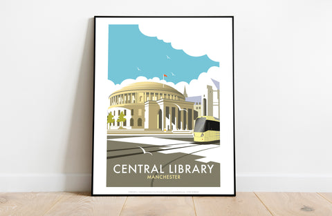 Central Library By Artist Dave Thompson - Premium Art Print