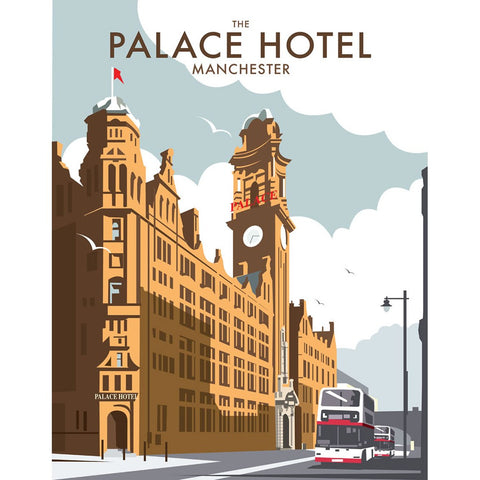 THOMPSON115: The Palace Hotel, Manchester. 24" x 32" Matte Mounted Print