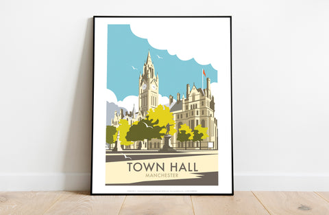 Town Hall By Artist Dave Thompson - 11X14inch Premium Art Print