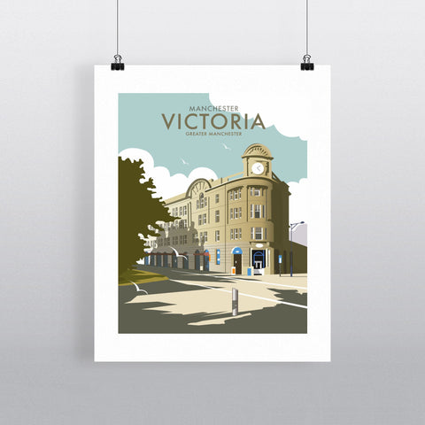 THOMPSON119: Victoria Station, Manchester. 24" x 32" Matte Mounted Print