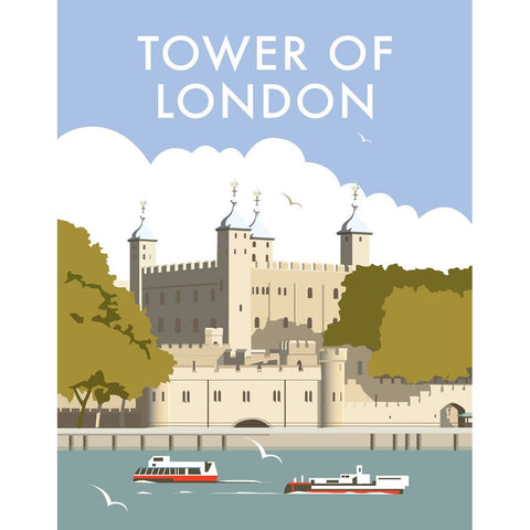 THOMPSON120: The Tower of London. 24" x 32" Matte Mounted Print