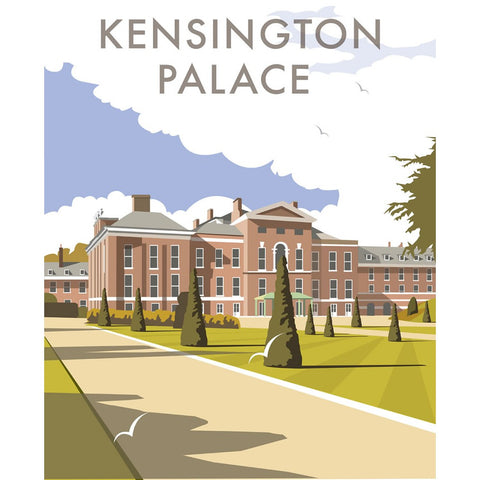 THOMPSON122: Kensington Palace. 24" x 32" Matte Mounted Print