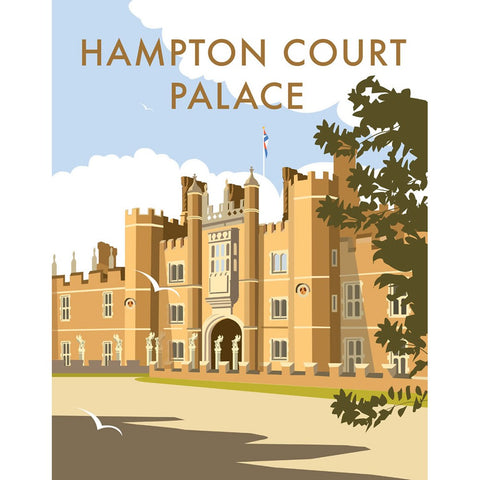 THOMPSON123: Hampton Court Palace. 24" x 32" Matte Mounted Print