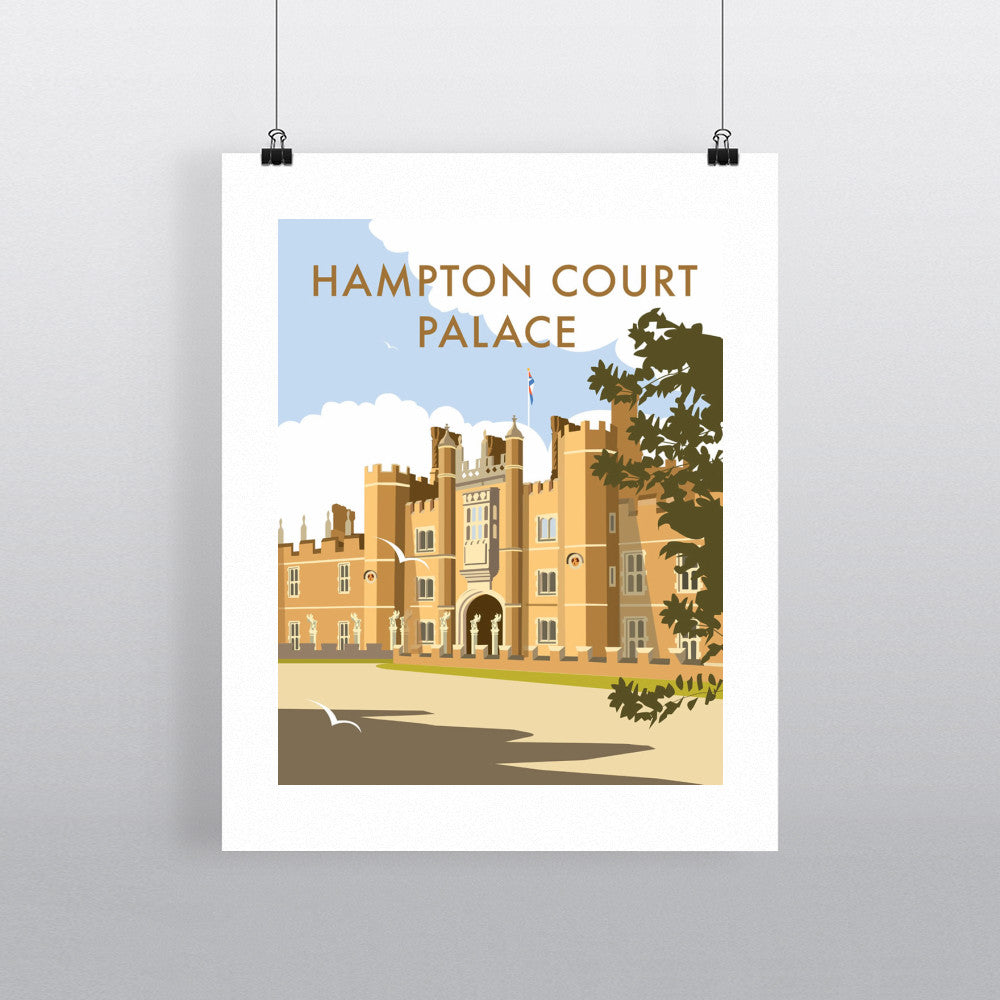 THOMPSON123: Hampton Court Palace. 24" x 32" Matte Mounted Print