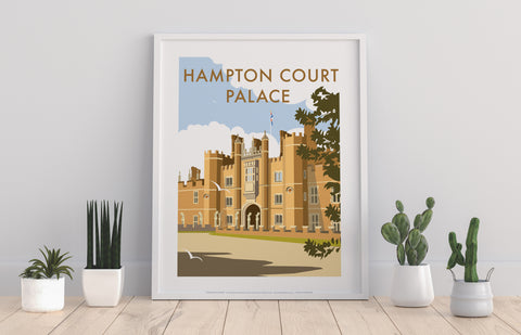 Hampton Court Palace By Artist Dave Thompson - Art Print