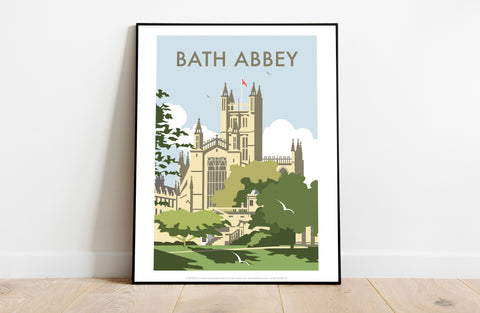 Bath Abbey By Artist Dave Thompson - Premium Art Print