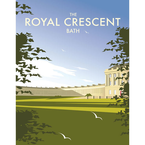 THOMPSON141: The Royal Crescent, Bath. 24" x 32" Matte Mounted Print