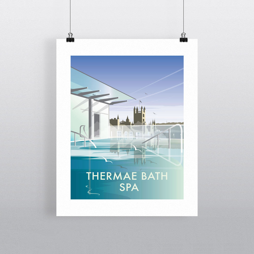 THOMPSON142: Thermae Bath Spa, Bath. 24" x 32" Matte Mounted Print