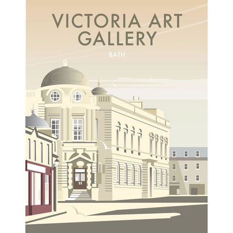 THOMPSON143: Victoria Art Gallery, Bath. 24" x 32" Matte Mounted Print