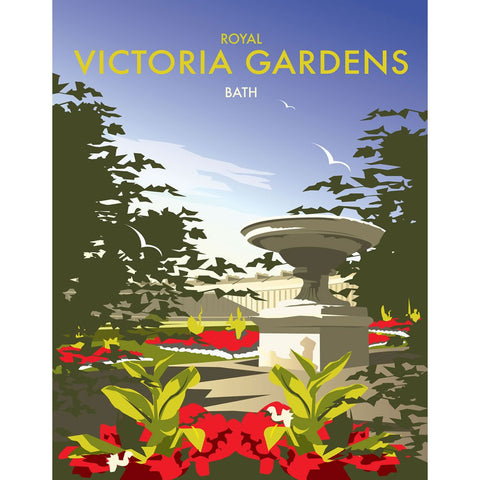 THOMPSON144: Royal Victoria Gardens, Bath 24" x 32" Matte Mounted Print